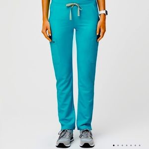 Figs Teal Yola pants